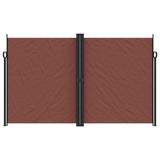 Tenda da Sole Laterale Retrattile Marrone 200x600 cm