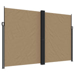 Tenda da Sole Laterale Retrattile Tortora 220x600 cm