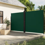 Tenda da Sole Laterale Retrattile Verde Scuro 220x600 cm