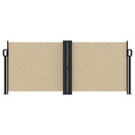 Tenda da Sole Laterale Retrattile Beige 100x1000 cm