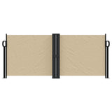 Tenda da Sole Laterale Retrattile Beige 100x1000 cm