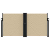 Tenda da Sole Laterale Retrattile Beige 120x1000 cm