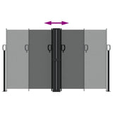 Tenda da Sole Laterale Retrattile Antracite 140x1000 cm