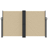 Tenda da Sole Laterale Retrattile Beige 140x1000 cm