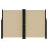 Tenda da Sole Laterale Retrattile Beige 160x1000 cm