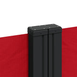 Tenda da Sole Laterale Retrattile Rossa 200x1000 cm