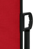 Tenda da Sole Laterale Retrattile Rossa 200x1000 cm