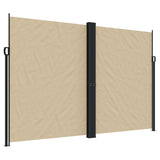 Tenda da Sole Laterale Retrattile Beige 220x1000 cm