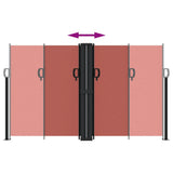 Tenda da Sole Laterale Retrattile Terracotta 140x1200 cm