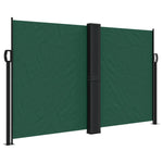 Tenda da Sole Laterale Retrattile Verde Scuro 140x1200 cm