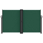 Tenda da Sole Laterale Retrattile Verde Scuro 140x1200 cm