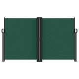 Tenda da Sole Laterale Retrattile Verde Scuro 140x1200 cm