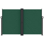 Tenda da Sole Laterale Retrattile Verde Scuro 160x1200 cm