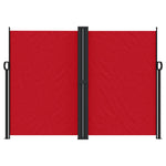 Tenda da Sole Laterale Retrattile Rossa 180x1200 cm