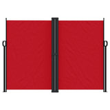 Tenda da Sole Laterale Retrattile Rossa 180x1200 cm