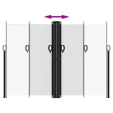 Tenda da Sole Laterale Retrattile Bianca 180x1200 cm