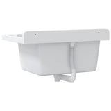 Lavandino di Servizio a Parete Bianco 60x40x28 cm in Resina
