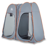 Tenda Privacy Pop-Up Grigio e Arancione Impermeabile