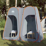 Tenda Privacy Pop-Up Grigio e Arancione Impermeabile