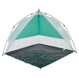 Tenda da Spiaggia Verde Rilascio Rapido Impermeabile