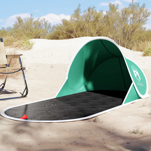 Tenda da Spiaggia Pop-Up Verde Mare Impermeabile