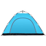 Tenda da Campeggio 5 Persone Blu a Rilascio Rapido