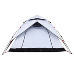 Tenda 4 Persone Bianca in Tessuto Oscurante a Rilascio Rapido