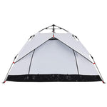 Tenda 3 Persone Bianca in Tessuto Oscurante a Rilascio Rapido