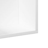 Mobili da Parete 2 pz Bianchi 99x18x16,5 cm Legno truciolato