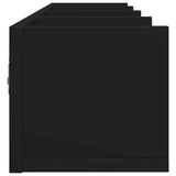 Mobili Parete 2 pz Neri 99x18x16,5 cm in Legno truciolato