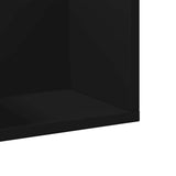 Mobili Parete 2 pz Neri 99x18x16,5 cm in Legno truciolato