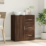 Credenza Rovere Marrone 60x31x70 cm in Legno truciolato