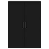 Credenza Nero 60x31x84 cm in Legno truciolato