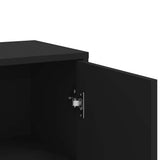 Credenza Nero 60x31x84 cm in Legno truciolato