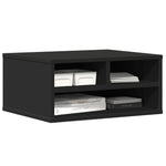 Supporto per Stampante Nero 49x40x22,5 cm Legno Multistrato