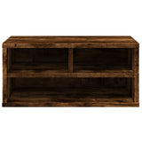 Supporto Stampante Rovere Fumo 49x40x22,5 cm Legno Multistrato