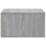 Supporto Stampante Grigio Sonoma 49x40x22,5cm Legno Multistrato