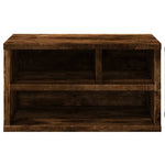 Supporto Stampante Rovere Fumo 40x32x22,5 cm Legno truciolato