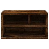 Supporto Stampante Rovere Fumo 40x32x22,5 cm Legno truciolato