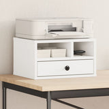 Supporto per Stampante Bianco 40x32x22,5 cm Legno truciolato