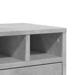 Supporto Stampante Grigio Cemento 40x32x22,5 Legno Multistrato