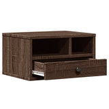 Supporto Stampante Rovere Marrone 40x32x22,5 Legno Multistrato