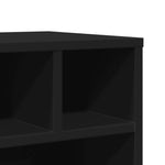 Supporto per Stampante con Ruote Nero 41x32x34,5 cm