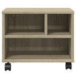 Supporto per Stampante con Ruote Rovere Sonoma 41x32x34,5 cm