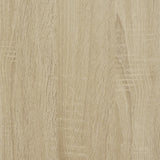 Supporto per Stampante con Ruote Rovere Sonoma 41x32x34,5 cm