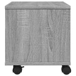 Supporto per Stampante con Ruote Grigio Sonoma 41x32x34,5 cm