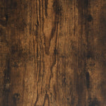 Supporto per Stampante con Ruote Rovere Fumo 41x32x48 cm