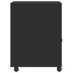 Supporto per Stampante con Ruote Nero 41x32x48 cm