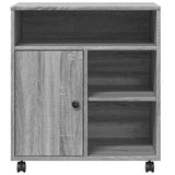 Supporto per Stampante con Ruote Grigio Sonoma 60x50x67 cm