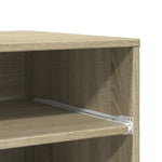 Supporto per Stampante con Ruote Rovere Sonoma 60x48x74 cm